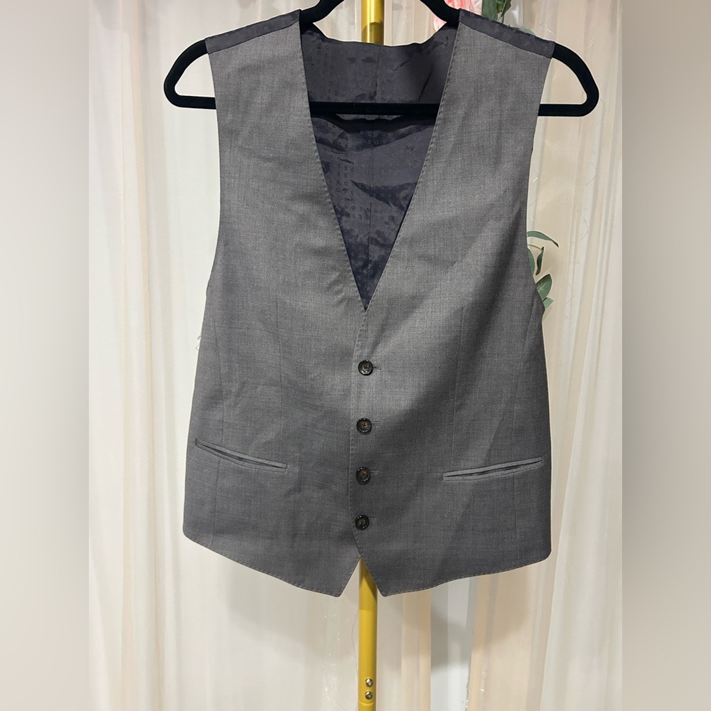 Hugo Boss Charcoal Men's Vest